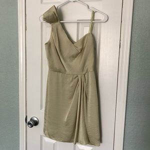 BCBG Generation One Shoulder Cocktail Dress